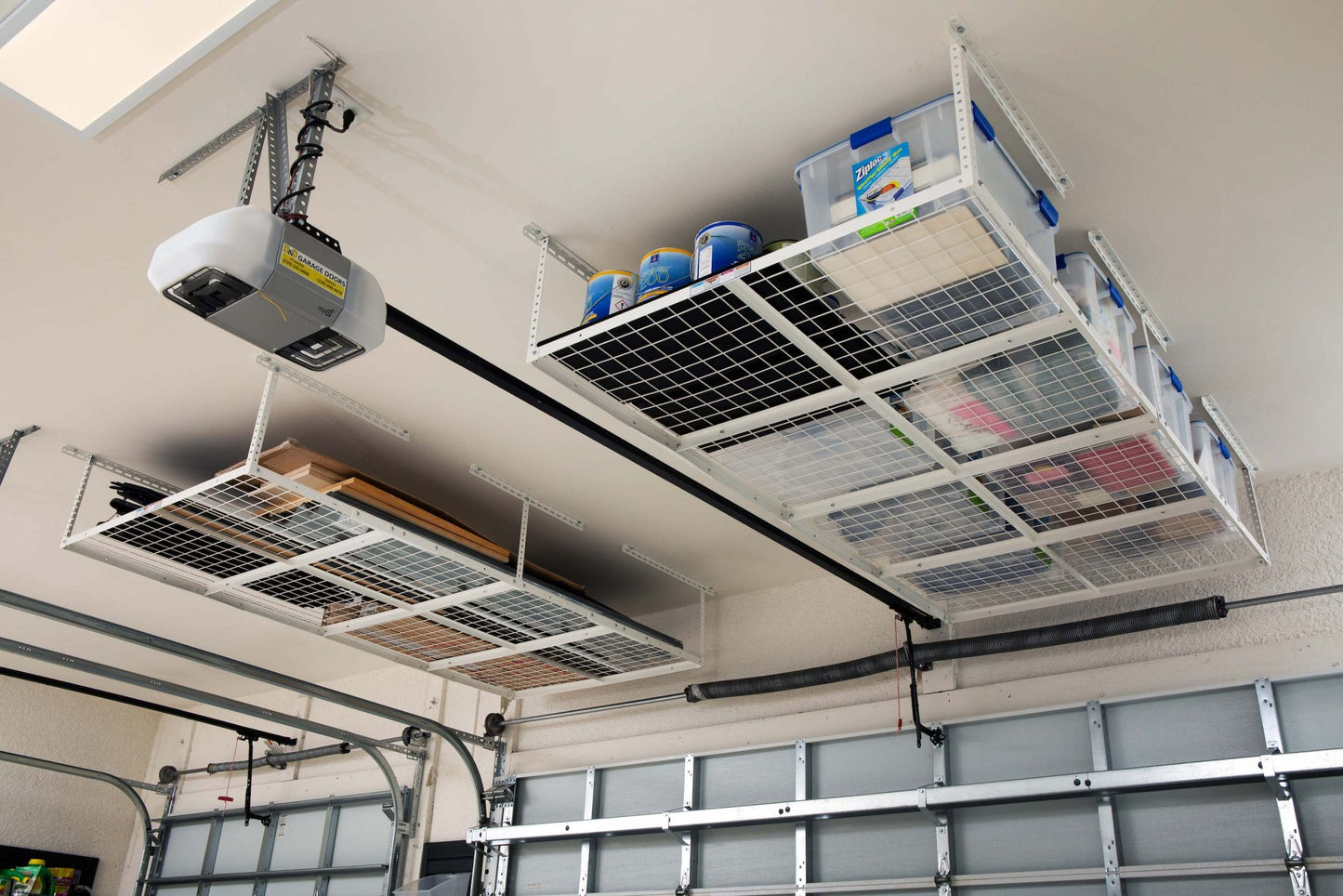 2X8 Garage Storage Rack, Adjustable Overhead Storage Organization System