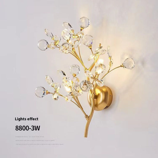 Crystal Entrance Wall Lamp
