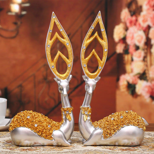European Deer Ornaments