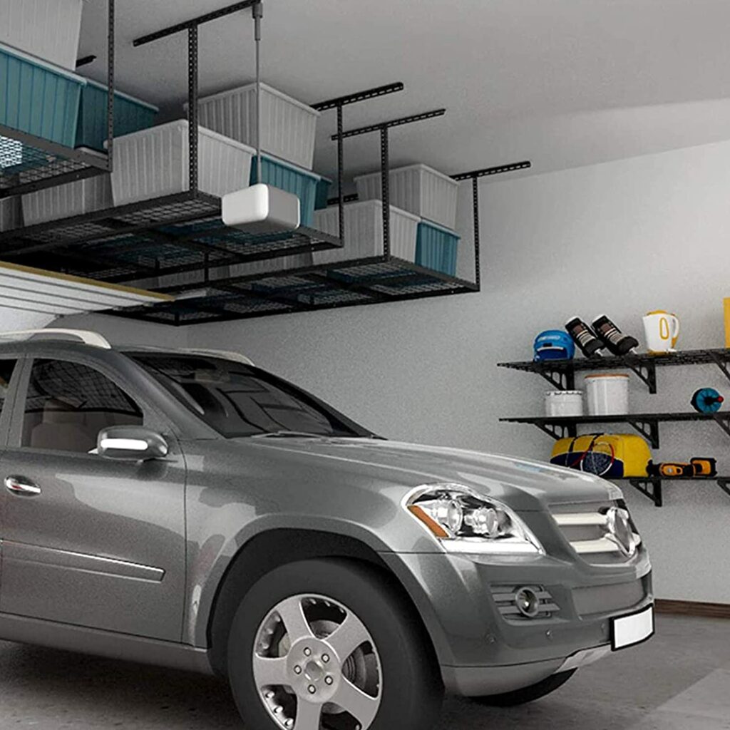2X8 Garage Storage Rack, Adjustable Overhead Storage Organization System